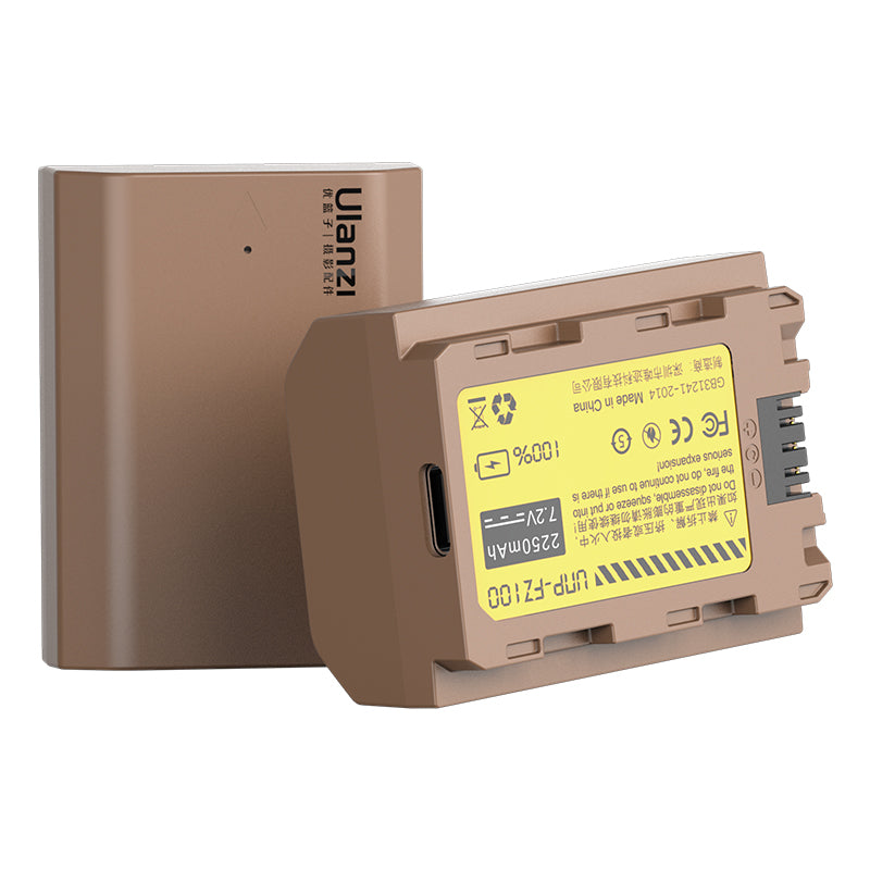 Uniqkart 3030 UNP-FZ100 For Sony Camera Battery 2250mAh Power Supply Type-C Rechargeable Battery Pack Replacement