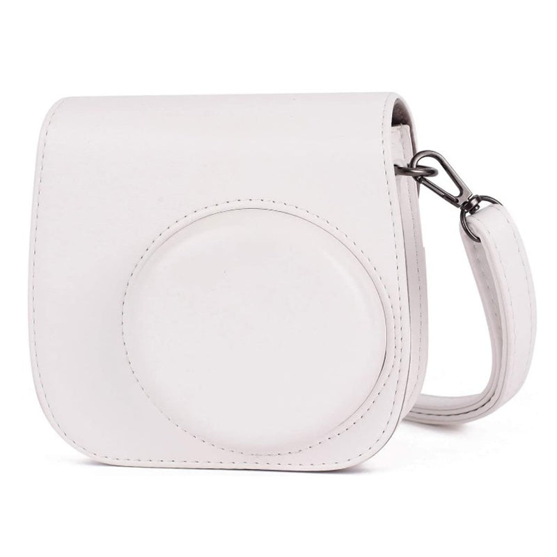 Instant Cameras Camera Accessories 5-in-1 Colorful Bundle Kit for FujiFilm Mini 11 / 9 / 8, Includes Camera Bag, Album and Other Elements for Collecting / Displaying Photos - White