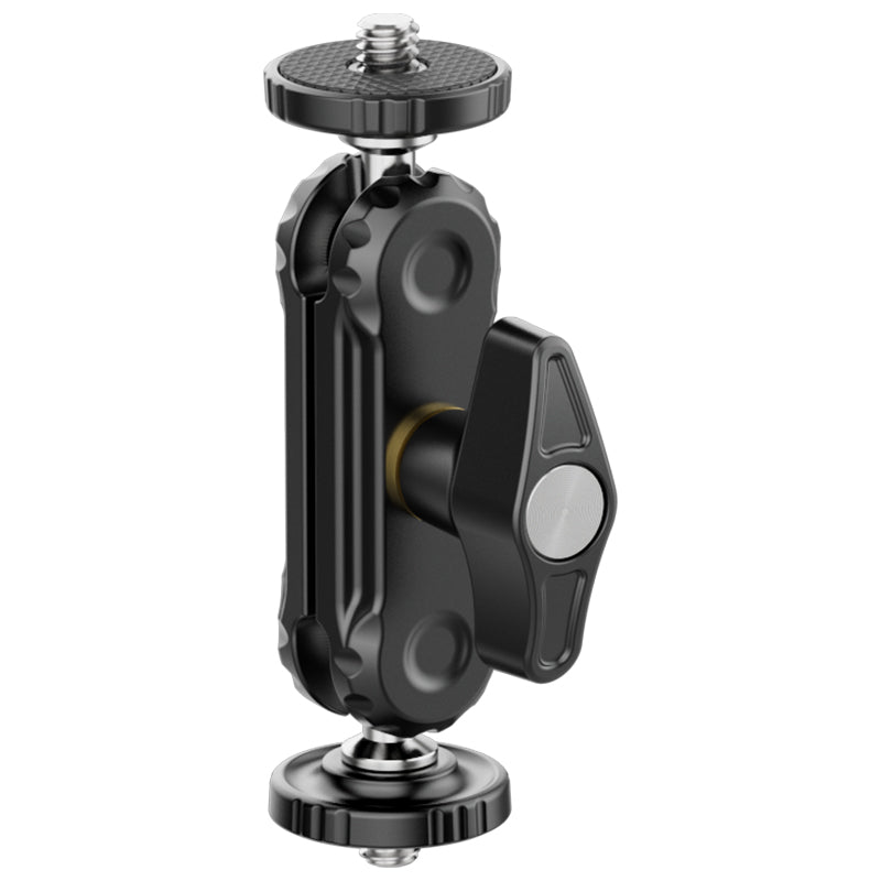 ULANZI R102 1Pc Metal Magic Arm With 360 Degree Double Ball Heads 1 / 4inch Screw Extend Mount for DSLR Camera Monitor Video Light Mic Tripod