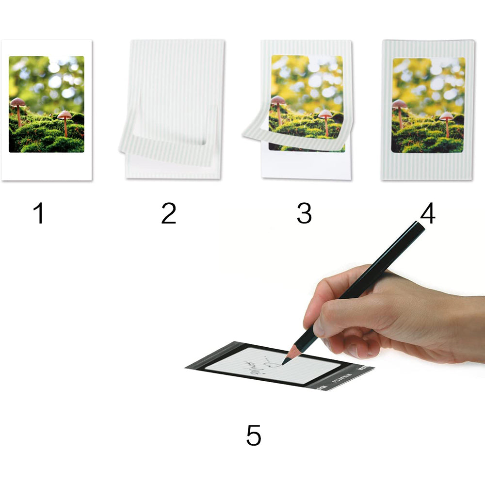 12-in-1 Instant Camera Accessories Kit for Fujifilm Instax Mini 11, Includes Bag, Album for Collecting / Displaying Photos - White