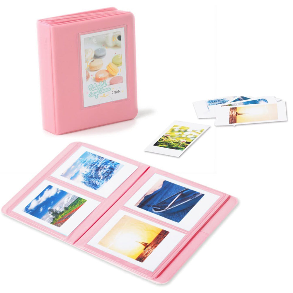 12-in-1 Instant Camera Accessories Kit for Fujifilm Instax Mini 11, Includes Bag, Album for Collecting / Displaying Photos - Pink