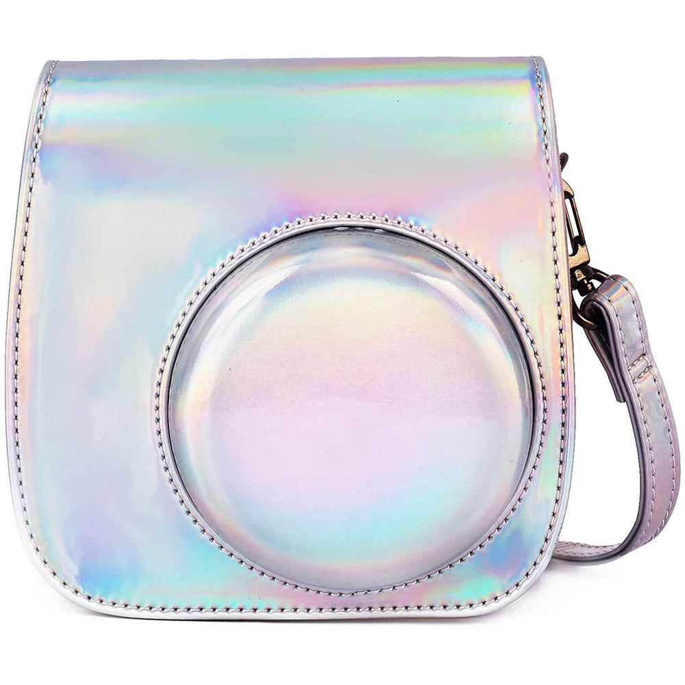 12-in-1 Instant Camera Accessories Kit for Fujifilm Instax Mini 11, Includes Bag, Album for Collecting / Displaying Photos - Magic Silver