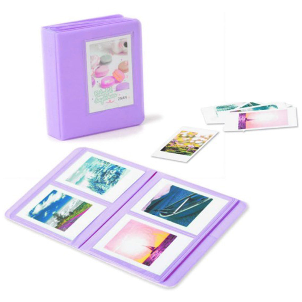 12-in-1 Instant Camera Accessories Kit for Fujifilm Instax Mini 11, Includes Bag, Album for Collecting / Displaying Photos - Purple