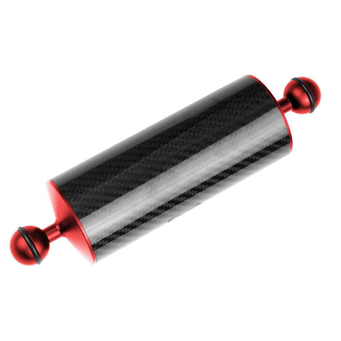VELEDGE D60 8" Carbon Fiber Float Arm Dual Ball Head Floating Arm for Underwater Diving
