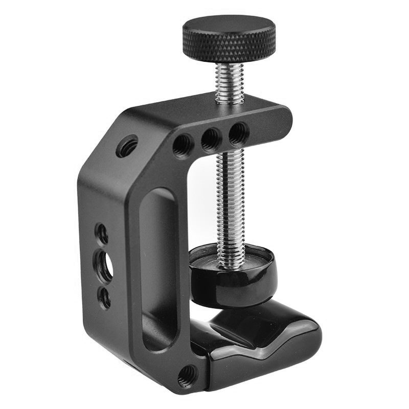 G-25 Universal G-Clamp 1 / 4inch and 3 / 8inch Thread Hole Quick Release Desktop Mount Holder Clip for Photo Photography
