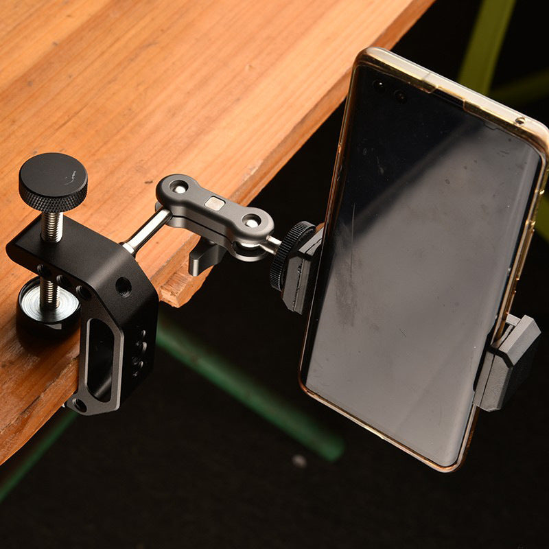 G-25 Universal G-Clamp 1 / 4inch and 3 / 8inch Thread Hole Quick Release Desktop Mount Holder Clip for Photo Photography