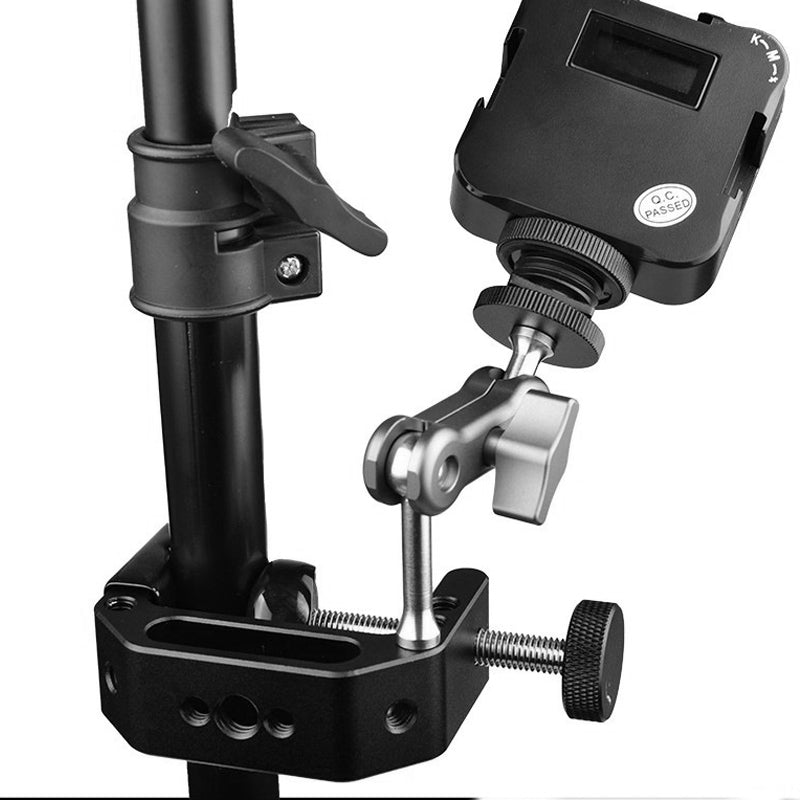G-25 Universal G-Clamp 1 / 4inch and 3 / 8inch Thread Hole Quick Release Desktop Mount Holder Clip for Photo Photography