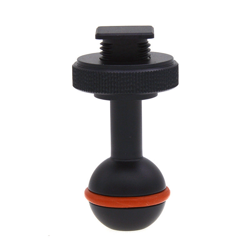 VELEDGE D1009 Camera Waterproof Shell Cold Shoe Extension Bracket Adapter Diving Light Holder Extension Rod Connector