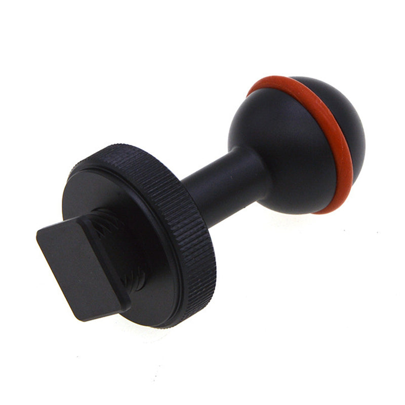 VELEDGE D1009 Camera Waterproof Shell Cold Shoe Extension Bracket Adapter Diving Light Holder Extension Rod Connector