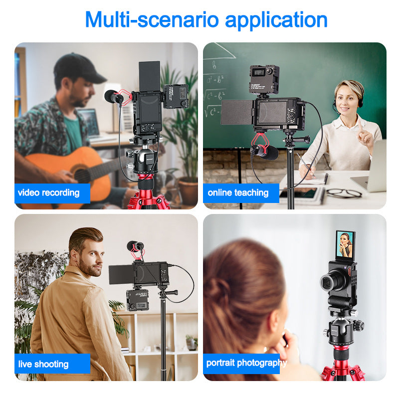 NEEWER For Sony ZV1 Handheld Camera Grip Metal Handle Grip Holder with Quick Release Plate Base