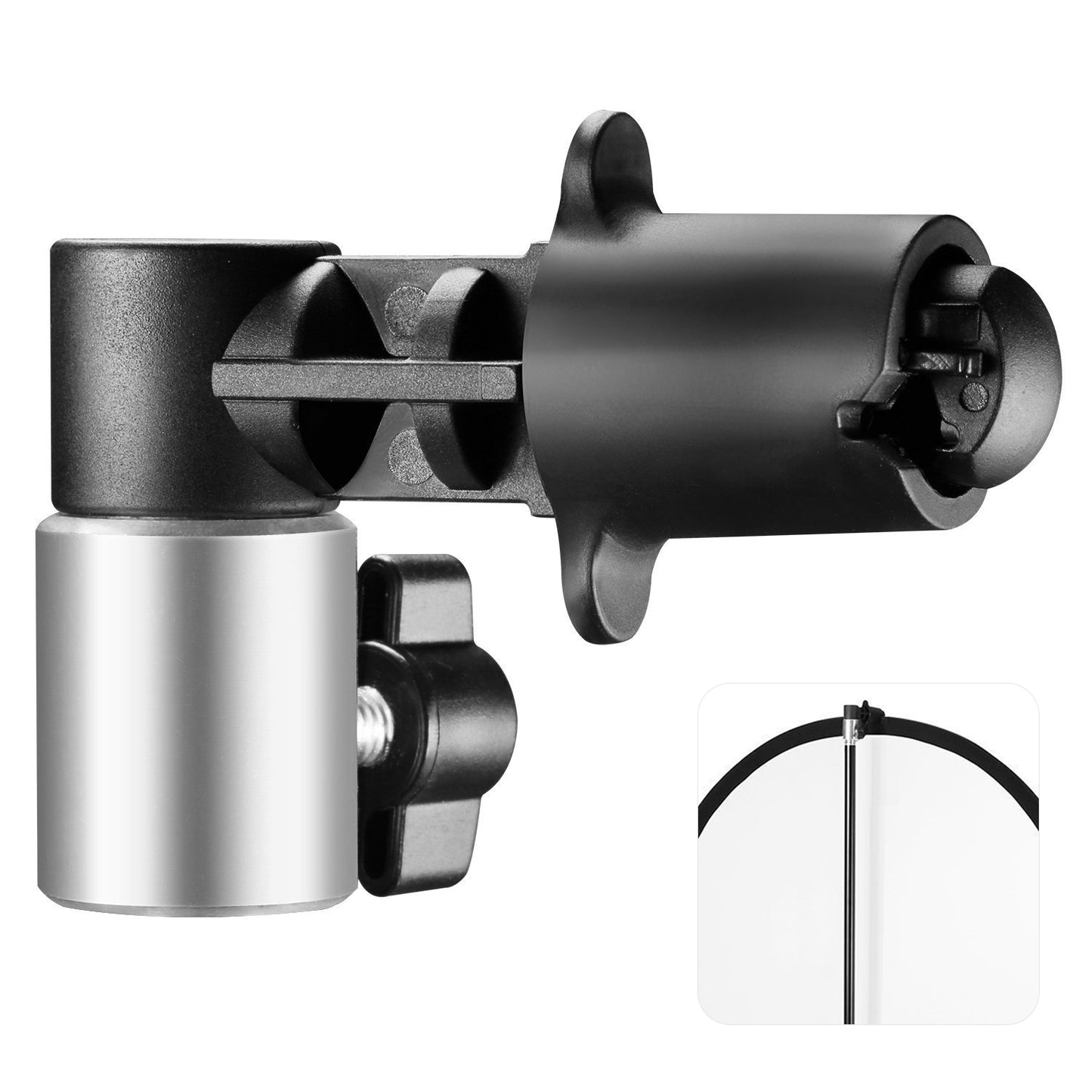 Uniqkart NW-497 Portable Studio Photography Background Reflector Plate Holder Clip Fixer