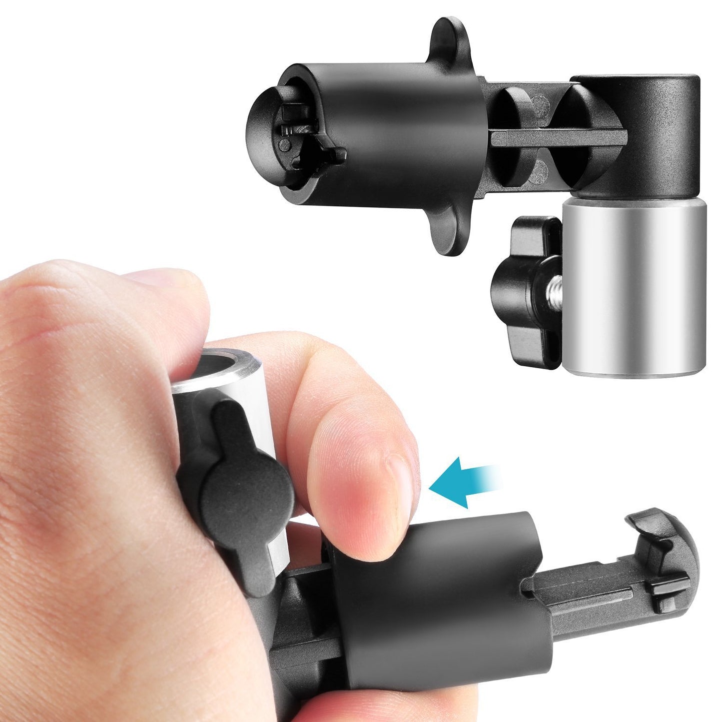 Uniqkart NW-497 Portable Studio Photography Background Reflector Plate Holder Clip Fixer