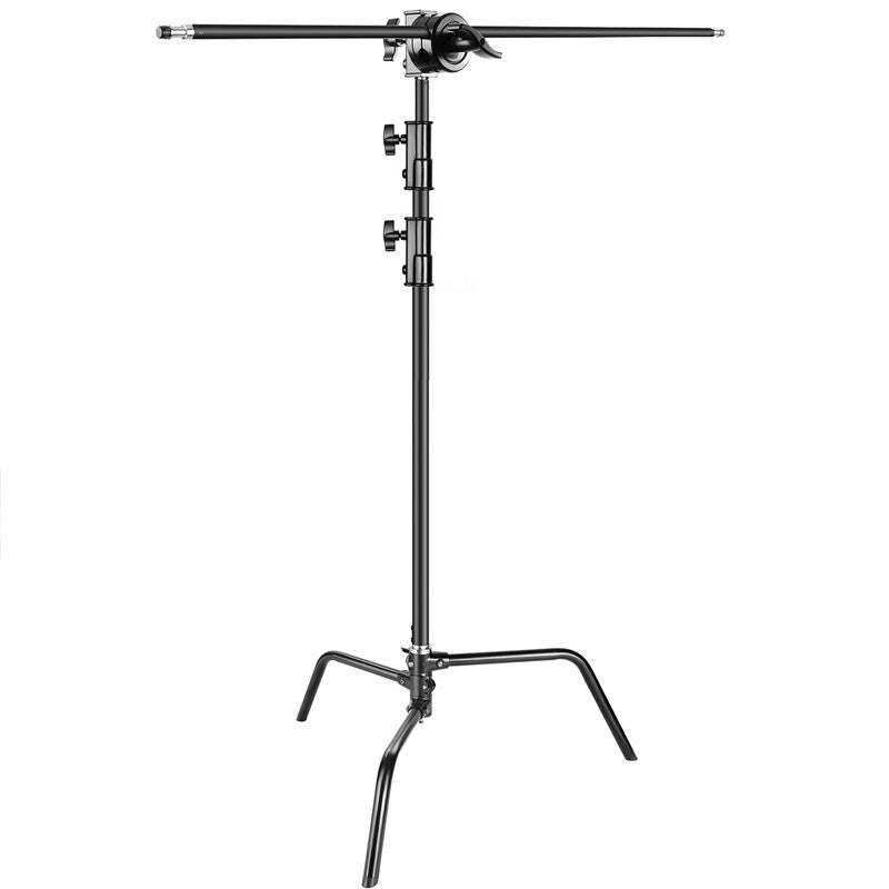 Uniqkart NW-721 Heavy Duty 2.5-inch Grip Head Extension Boom Arm Holder Mount Adapter for Light Stand - Black