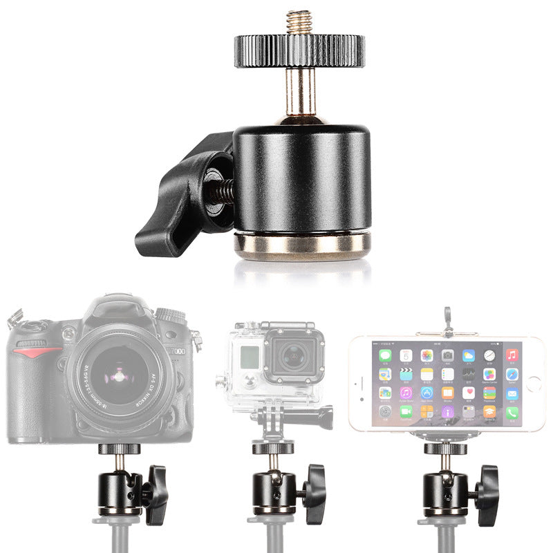 Uniqkart NW-361 1 / 4 Screw Interface 360-Degree Rotation SLR Camera Gimbal Aluminum Alloy Gimbal Adapter