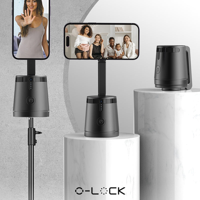ULANZI 3105 O-LOCK Smart Tracking Gimbal 360° Horizontal Rotation Phone Holder Gesture Shooting Stabilizer