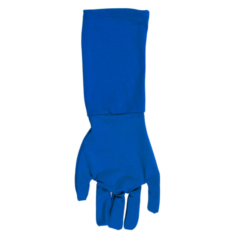 Uniqkart PSD2EA Separated-Type Chromakey Bodysuit Gloves Head Cover Hood Invisible Effect Costume - Blue / 160cm