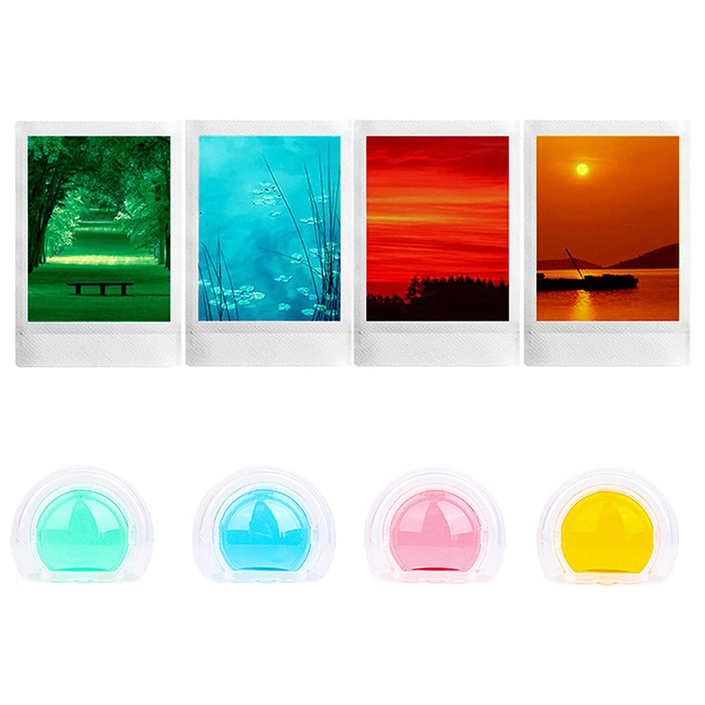 Uniqkart for FujiFilm Instax Mini 12 11-in-1 Accessories Kit Camera Bag Album Photo Frame Stickers Clips Set - Light Pink