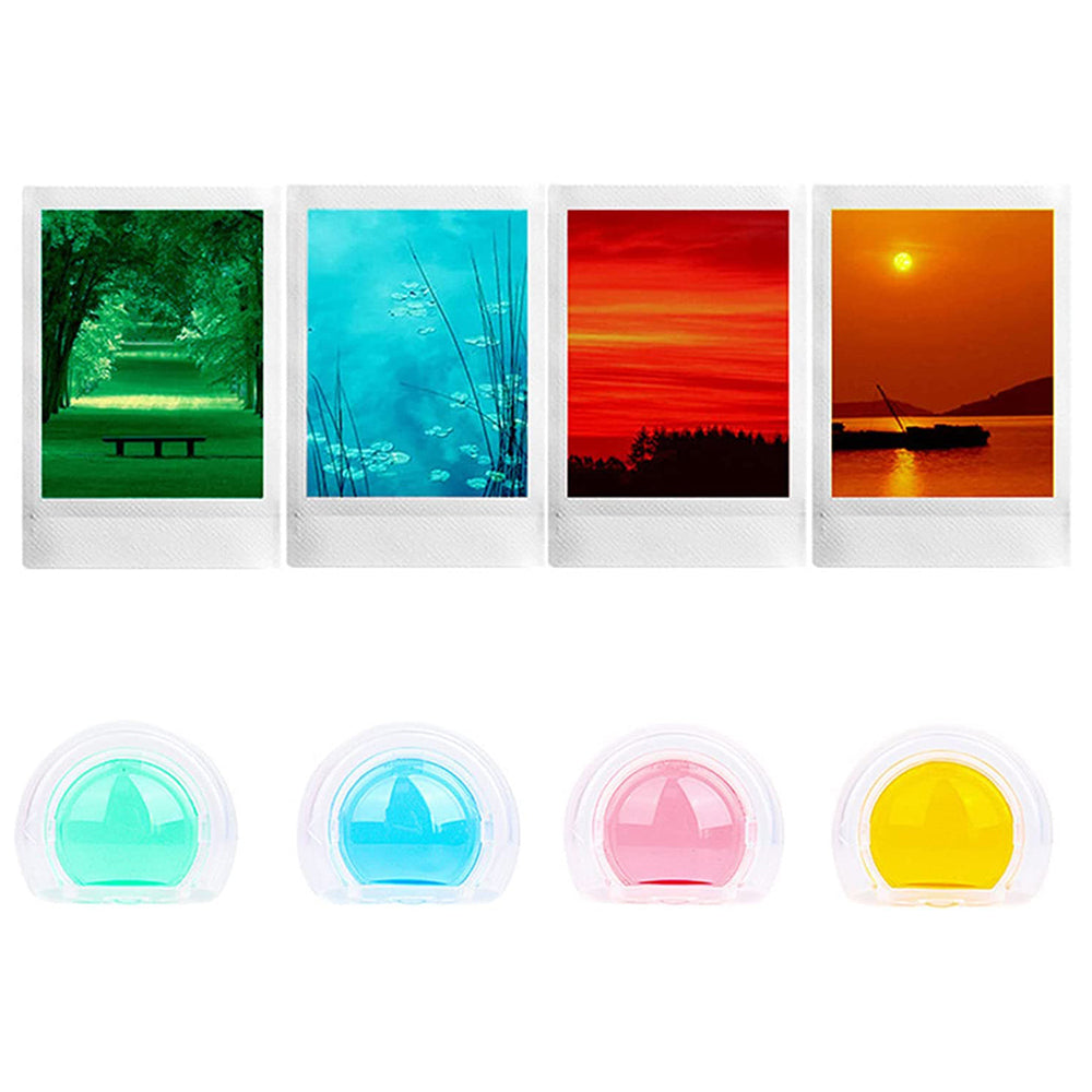 Uniqkart for FujiFilm Instax Mini 12 11-in-1 Accessories Kit Camera Bag Album Photo Frame Stickers Clips Set - Blue