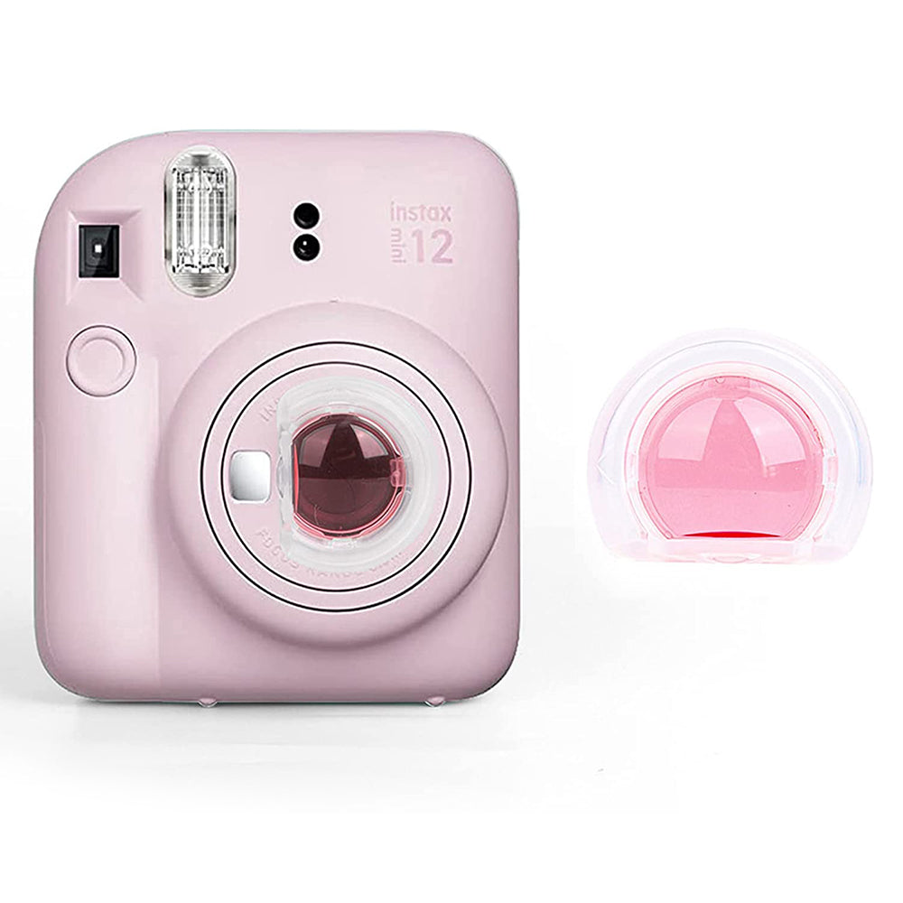 Uniqkart for FujiFilm Instax Mini 12 11-in-1 Accessories Kit Camera Bag Album Photo Frame Stickers Clips Set - Purple