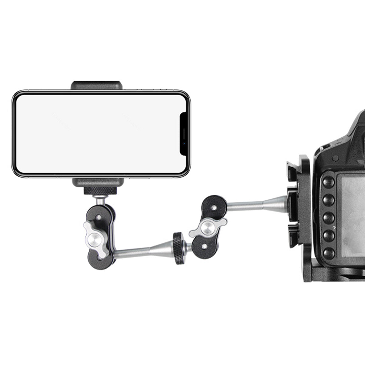 Uniqkart TM-3 Magic Arm Adapter Aluminum Alloy Adjustable Camera Mount Adapter for Video Light