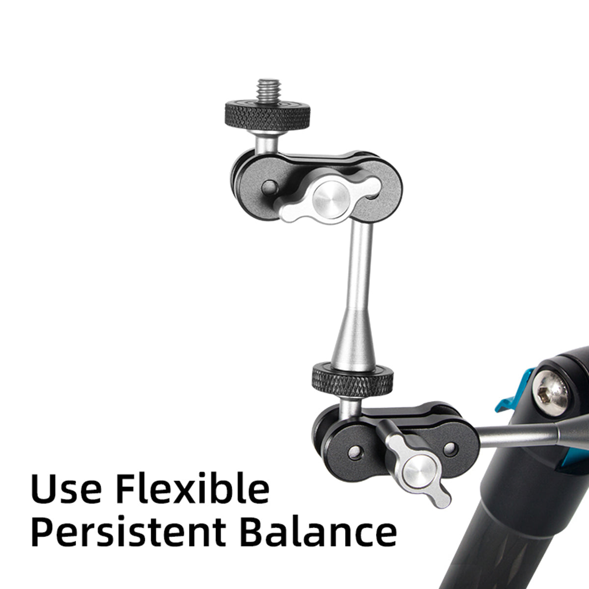 Uniqkart TM-4 Magic Arm Adapter Aluminum Alloy Flexible Ball Camera Light Bracket