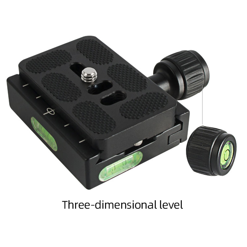 Uniqkart QR-60S Camera Tripod Quick Release Plate Aluminum Alloy Tripod Head Screw Adapter Mount