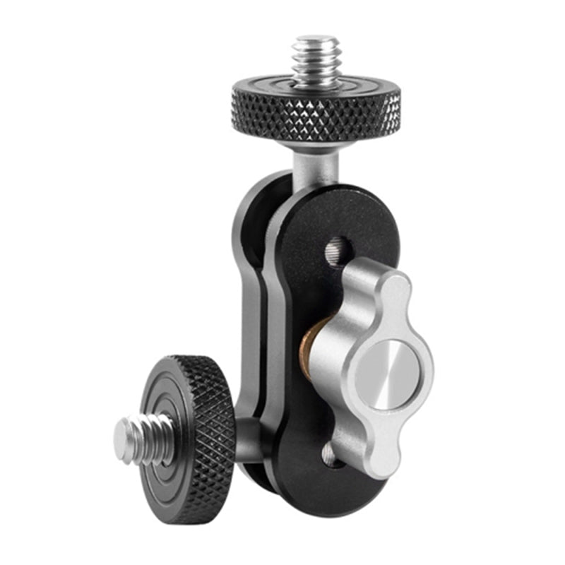 TM-2 Magic Arm with Double Ballhead 1 / 4" Screw Aluminum Alloy Magic Arm for Camera LED Light Monitor