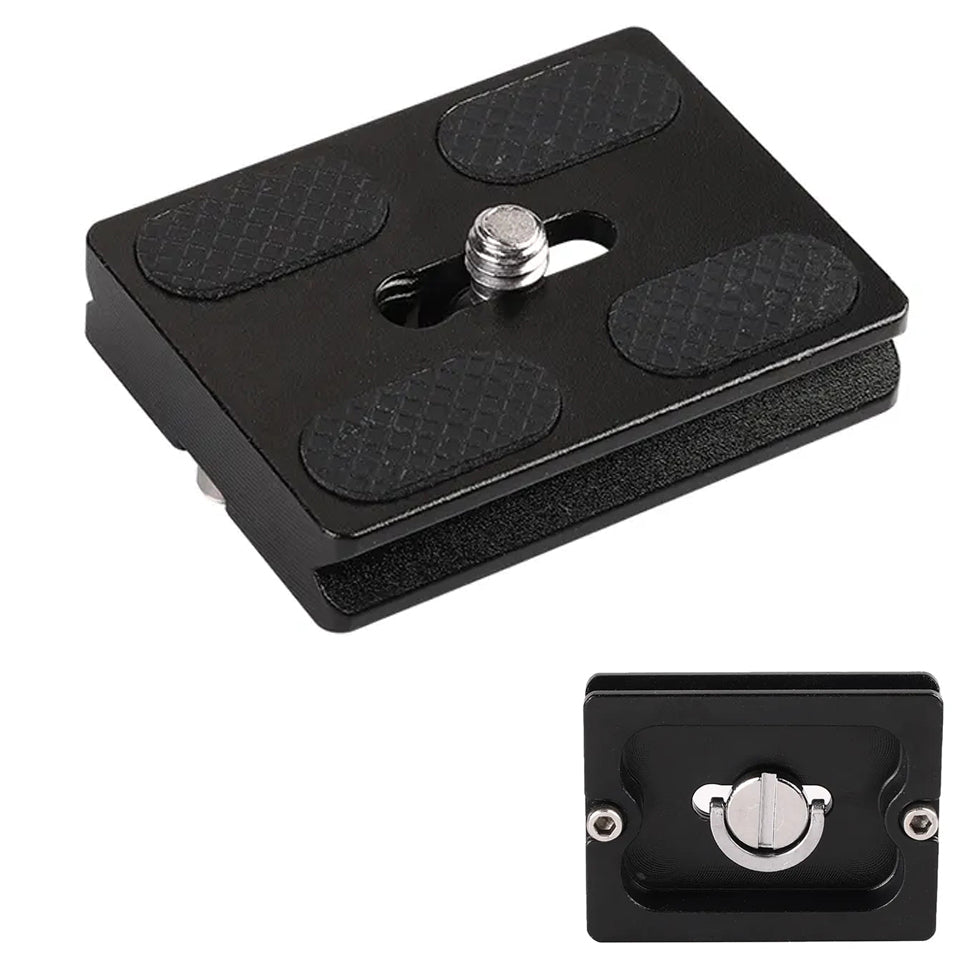 PU-50 Universal Camera Bottom Aluminum Alloy 1 / 4" Screw Quick Release Plate