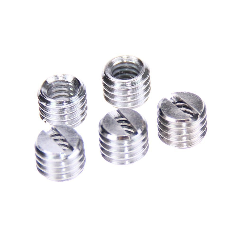 225 1 / 4" UNC to 3 / 8" UNC Iron Screw Adapter Camera Tripod Ball Head Quick Release Plate Mount Converter