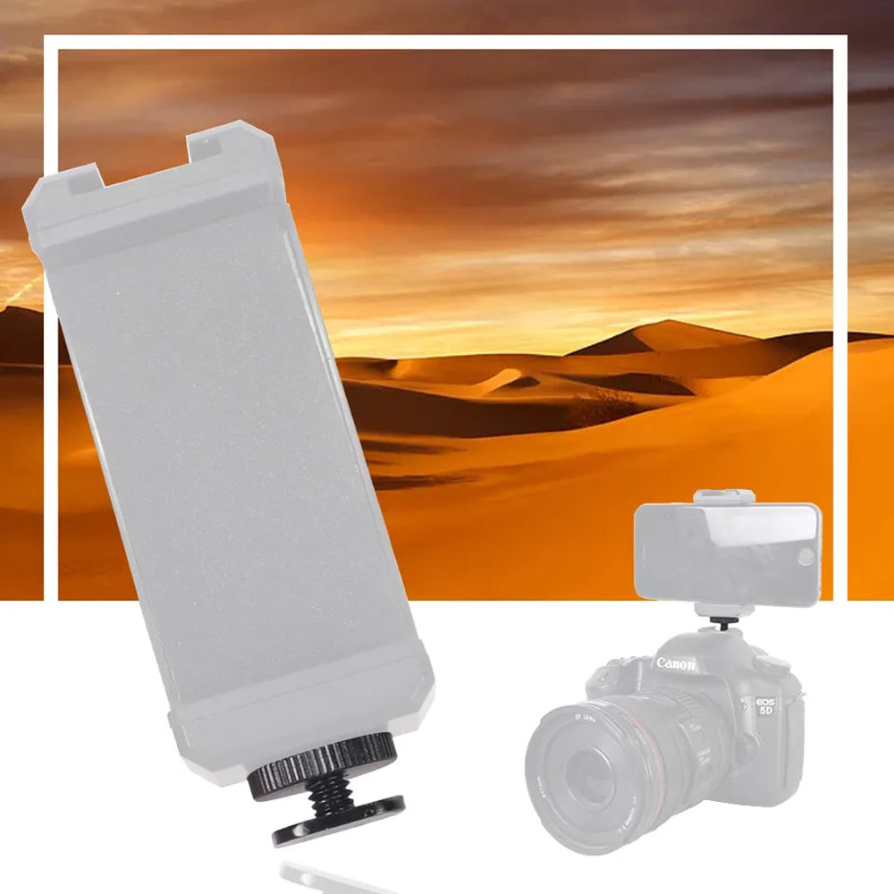 Z025 1 / 4 Inch Single Layer Aluminum Alloy Tripod Mount Screw Flash Camera Hot Shoe Adapter