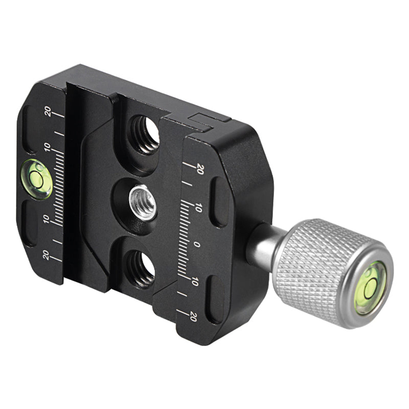 Uniqkart QR-50N Camera Tripod Quick Release Plate Base Aluminum Alloy SLR Camera Tripod Mount Adapter