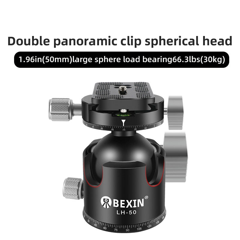 Uniqkart LH-50 Panoramic Damping Camera Gimbal SLR Camera Stabilizers Support 360-Degree Rotating, Load 30Kg