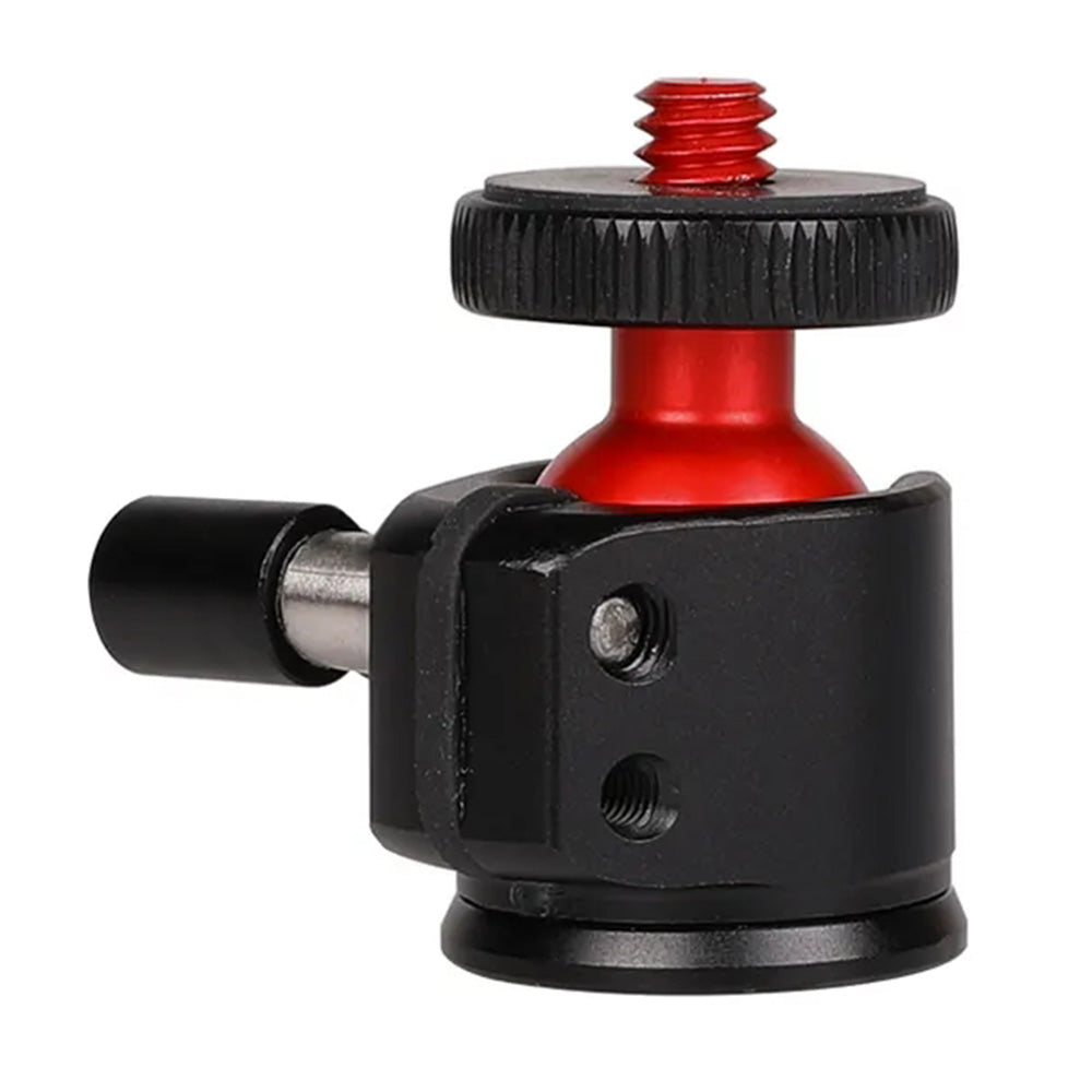 C017 For DSLR Camera Tripod Mount Holder Aluminum Alloy 360 Degree Rotating Ball Gimbal Mount Adapter with 1 / 4inch Screw