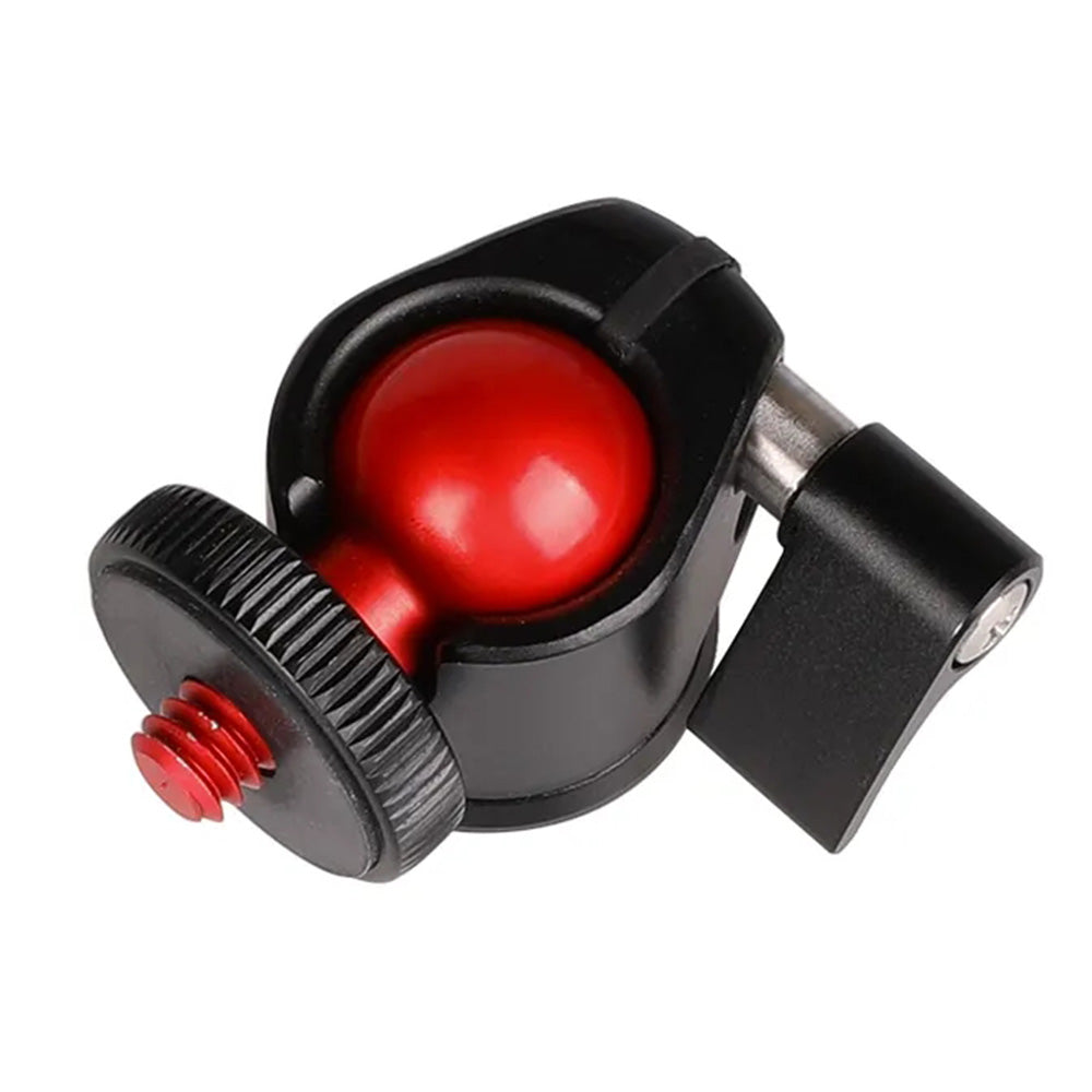 C017 For DSLR Camera Tripod Mount Holder Aluminum Alloy 360 Degree Rotating Ball Gimbal Mount Adapter with 1 / 4inch Screw