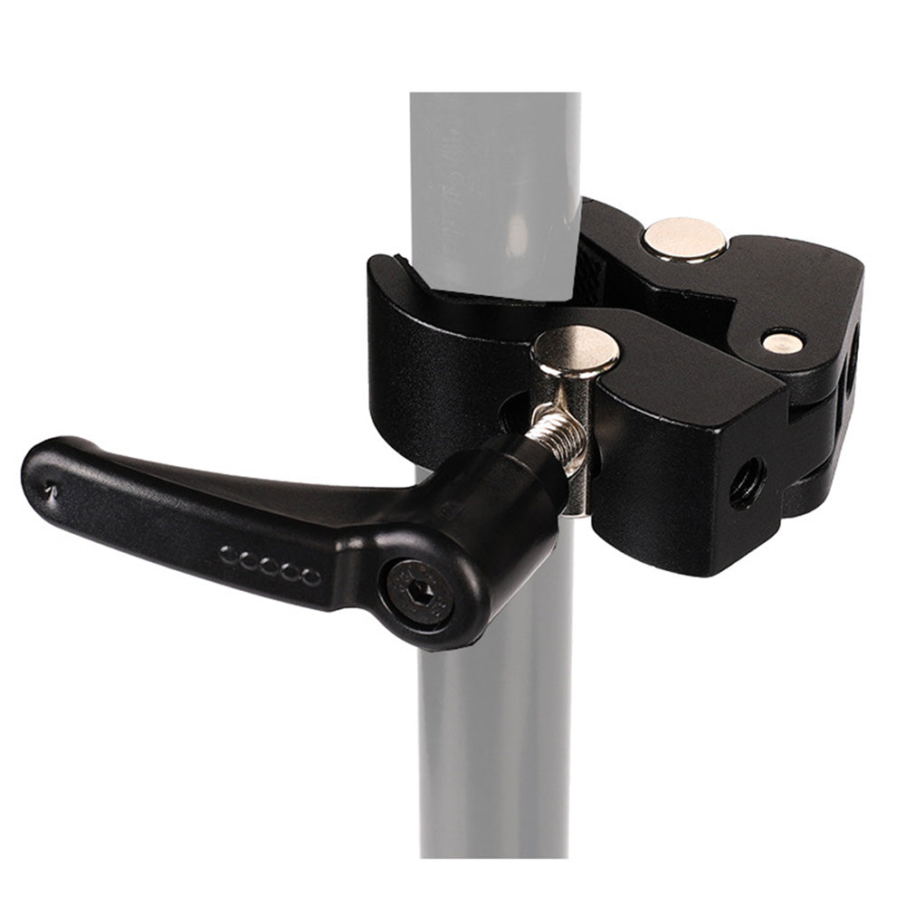 J025 Crab Clamp Super Clamp with 1 / 4" 3 / 8" Thread for DSLR Rig LCD Monitor LED Light Tripod Magic Arm