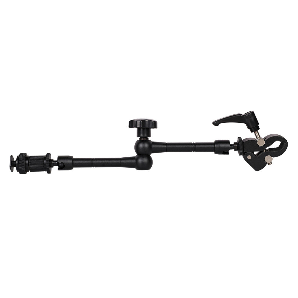 J025 Crab Clamp Super Clamp with 1 / 4" 3 / 8" Thread for DSLR Rig LCD Monitor LED Light Tripod Magic Arm