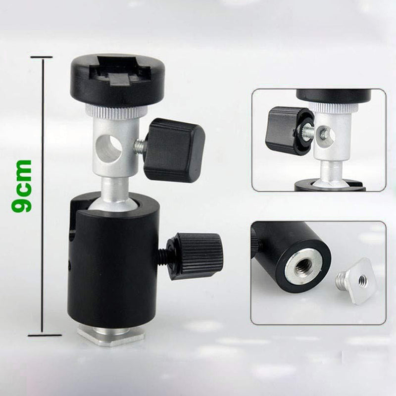 E002 C-Type Flashlight Holder Swivel Mount Photography Camera Umbrella Holder Bracket Light Stand