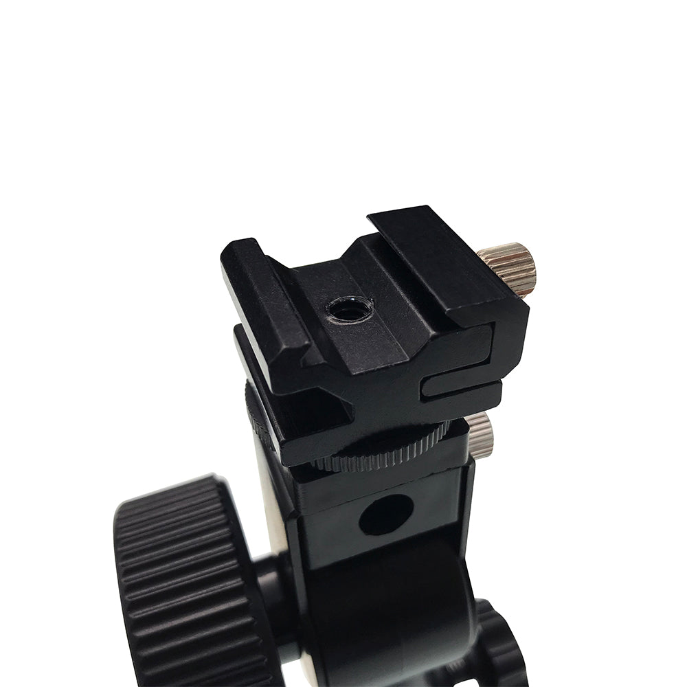 E037 Aluminum Alloy D Type Flash Shoe Umbrella Holder Mount Light Stand Swivel Bracket