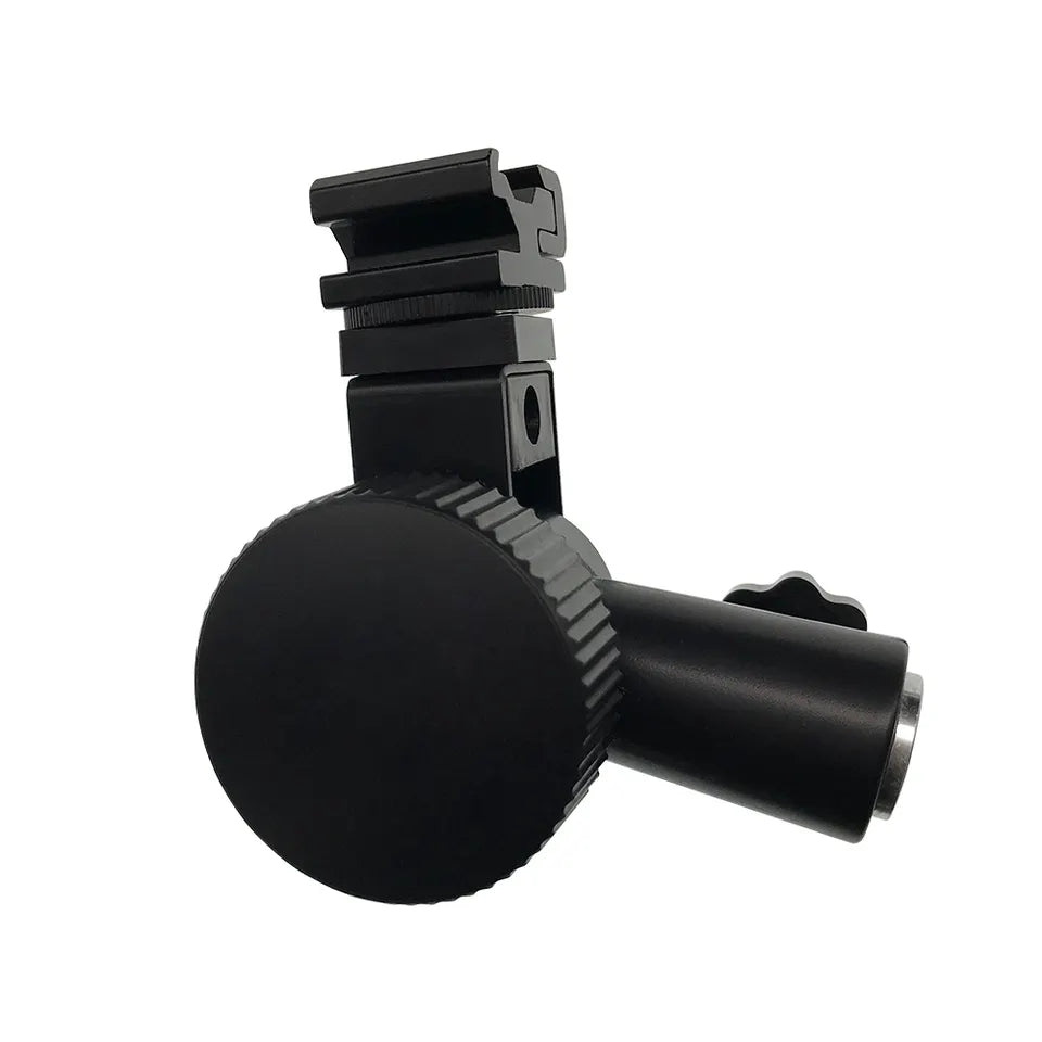 E037 Aluminum Alloy D Type Flash Shoe Umbrella Holder Mount Light Stand Swivel Bracket