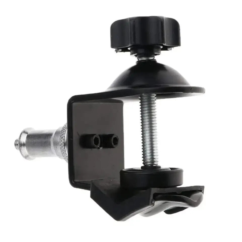J400 For Camera Light Stand Mount Photography Studio Light U-Shape Clamp with Iron 1 / 4" Screw, Ball Head Bracket