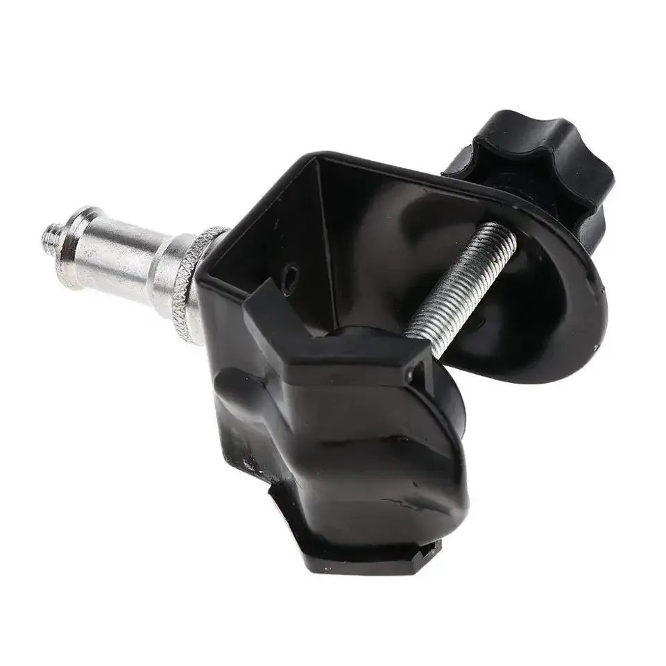 J400 For Camera Light Stand Mount Photography Studio Light U-Shape Clamp with Iron 1 / 4" Screw, Ball Head Bracket