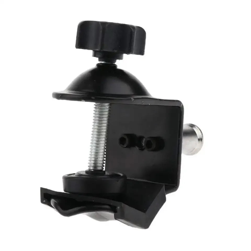 J400 For Camera Light Stand Mount Photography Studio Light U-Shape Clamp with Iron 1 / 4" Screw, Ball Head Bracket