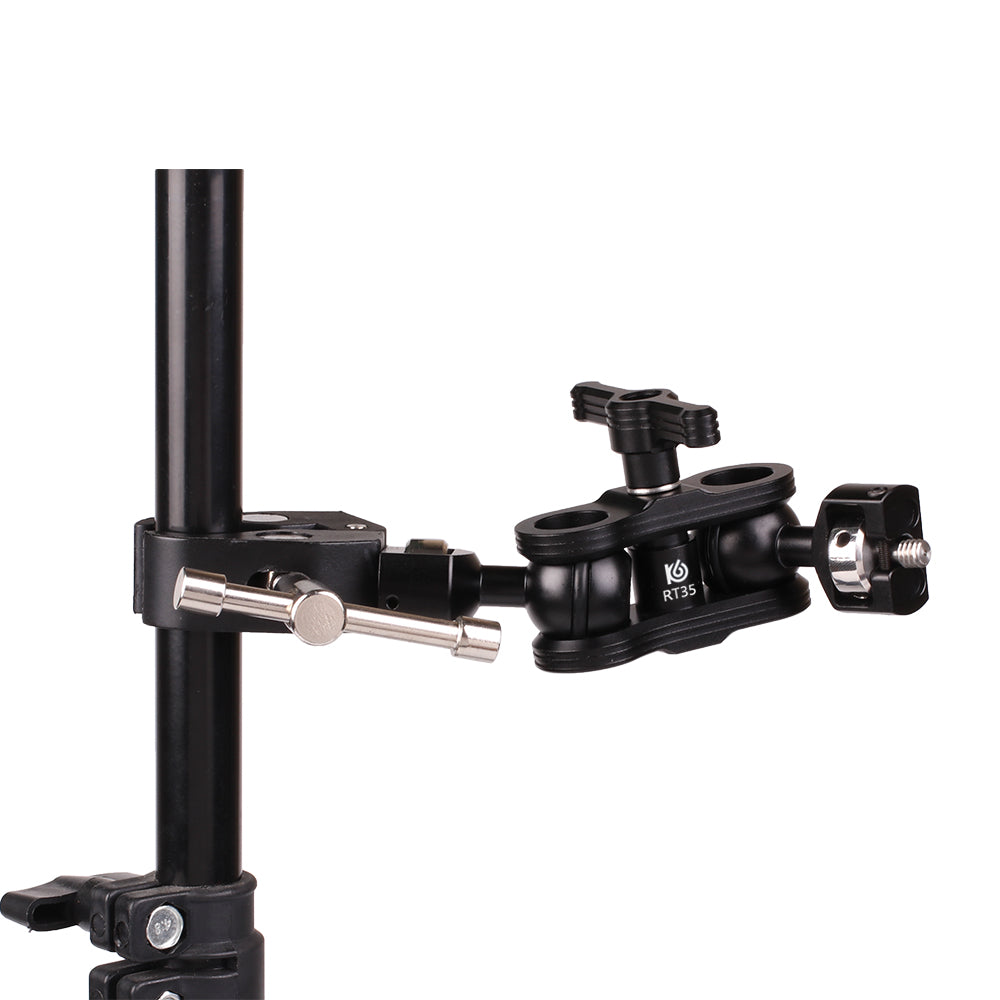 H030 RT35 Universal Monitor Magic Arm Adapter Mobile Phone Tablet Rotating Holder Mount for Live Streaming