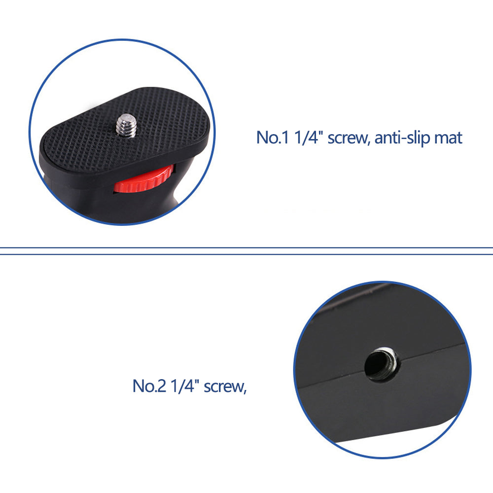 L102 Camera Handle Grip Mount Universal Handlegrip Stabilizer with 1 / 4 Inch Screw for LED Light