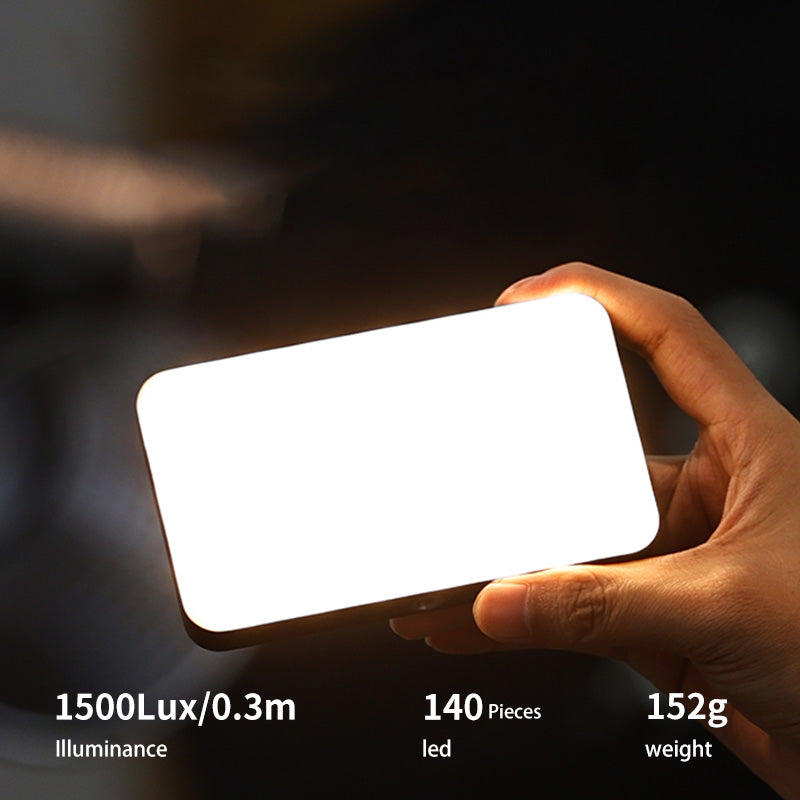 VRIG FD 140 RGB Fill Light for Photography Rotary Button Adjustable Pocket Light Full Screen Portable RGB Fill Light