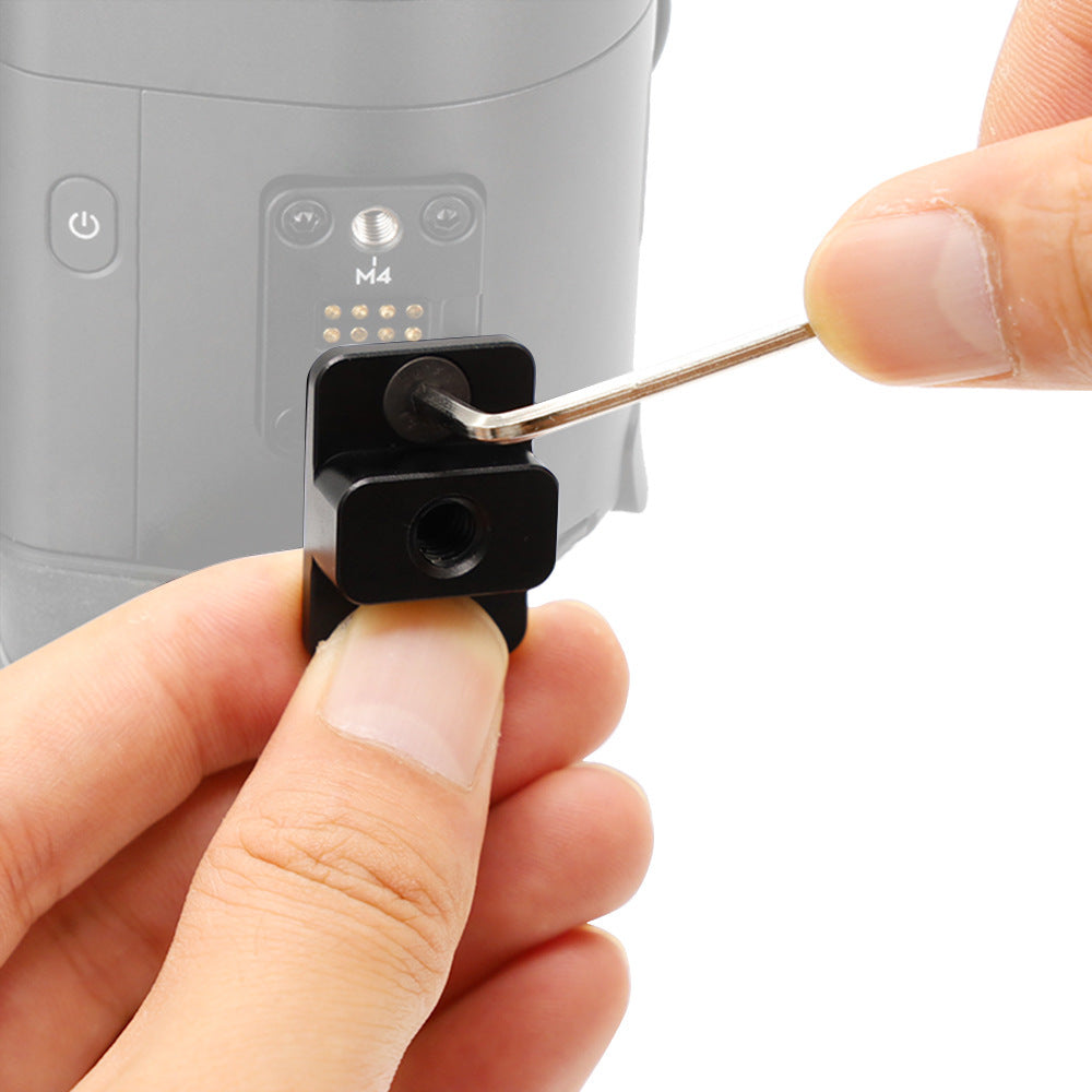 N014 Mobile Phone Expansion Plate with 1 / 4" Thread Adaptor Cell Phone Holder Mount Handheld Stabilizer Expander