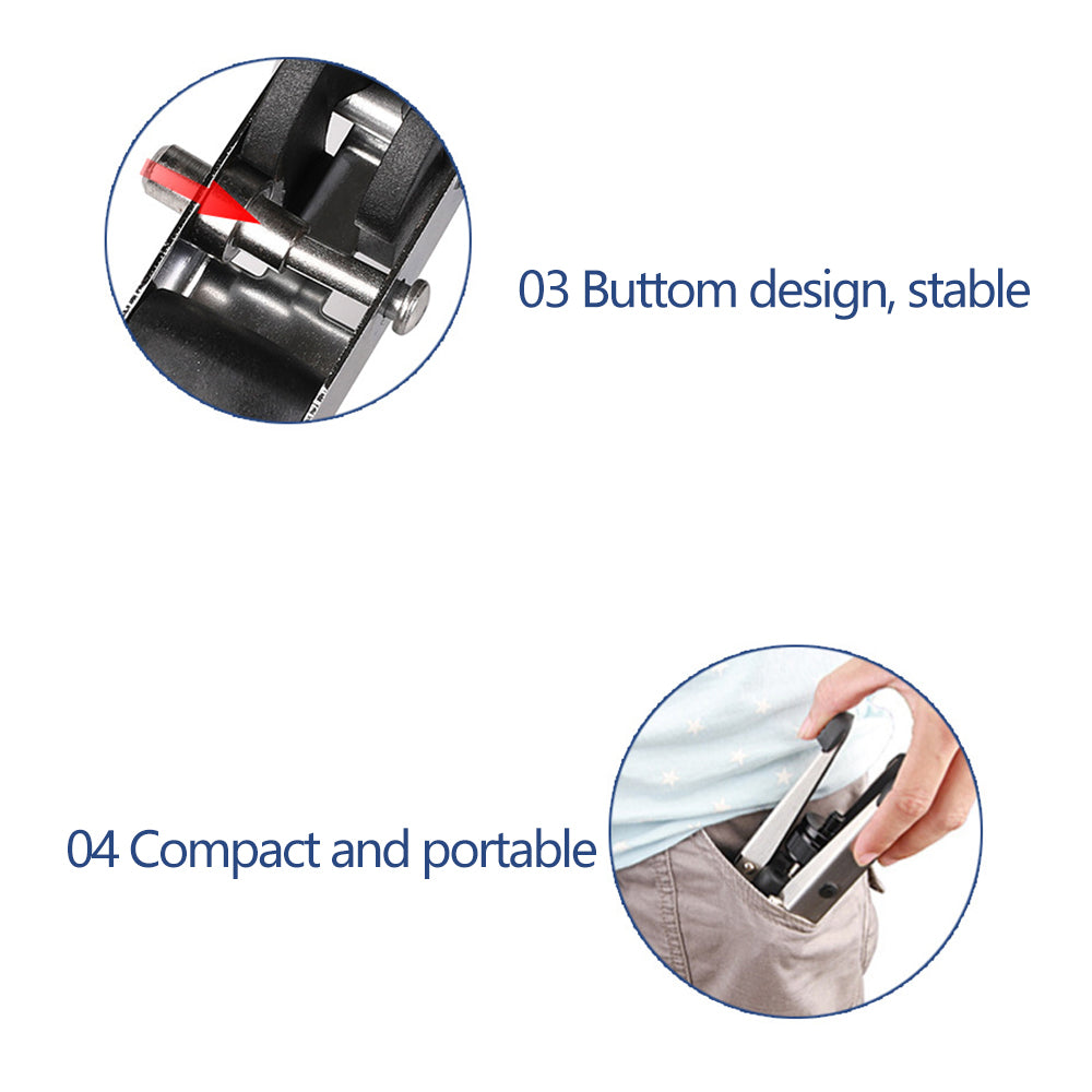 A036 Portable Aluminum Alloy DSLR Camera Phone Stand 1 / 4 Screw Foldable Desktop Support Tripod