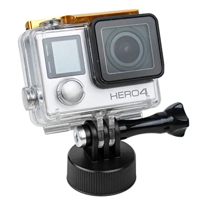 GP201 DIY Water Bottle Cover Adaptor for GoPro Sports Camera Bottle Cap Converter for Xiaoyi 2nd - Black