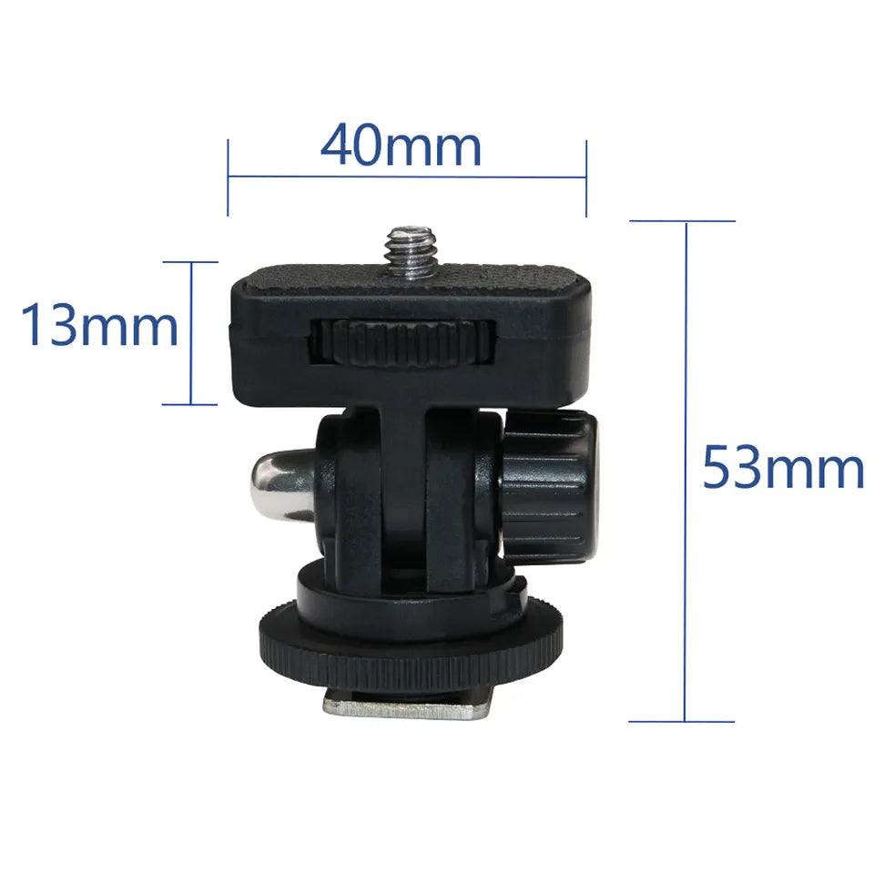 C034 Hot Shoe Mount Adapter with 1 / 4 Screw for Camera Flash Fill Light Monitor