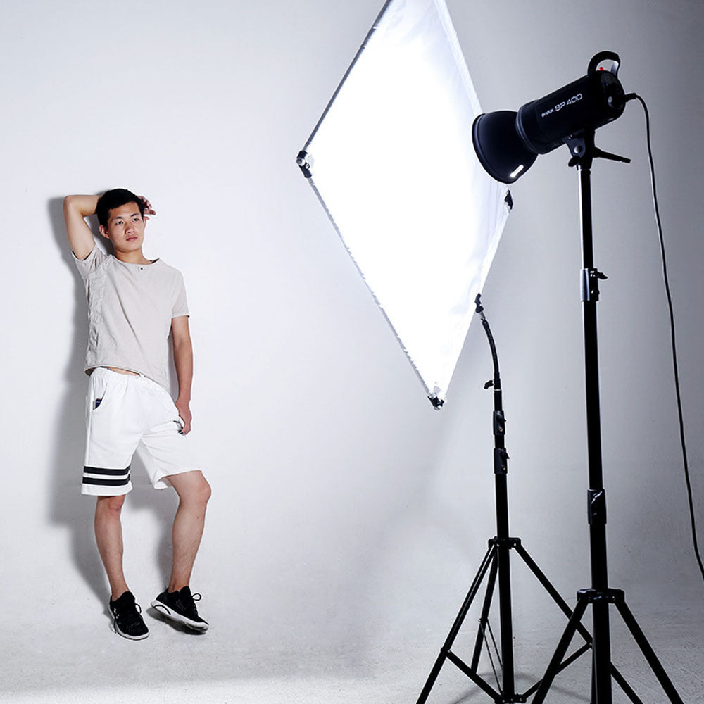 J013 Universal SLR Camera Holder Adapter with 1 / 4" Screw Metal Flash Stand Bracket Horizontal Arm